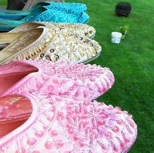 3 pairs of Vintage Mules